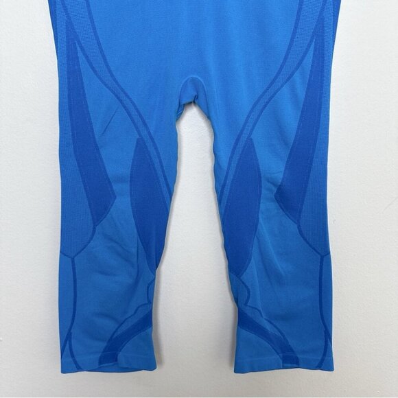 NUX Womens Medium Teal Compression Active Capri - Picture 6 of 13